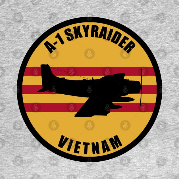 A-1 Skyraider Vietnam by TCP